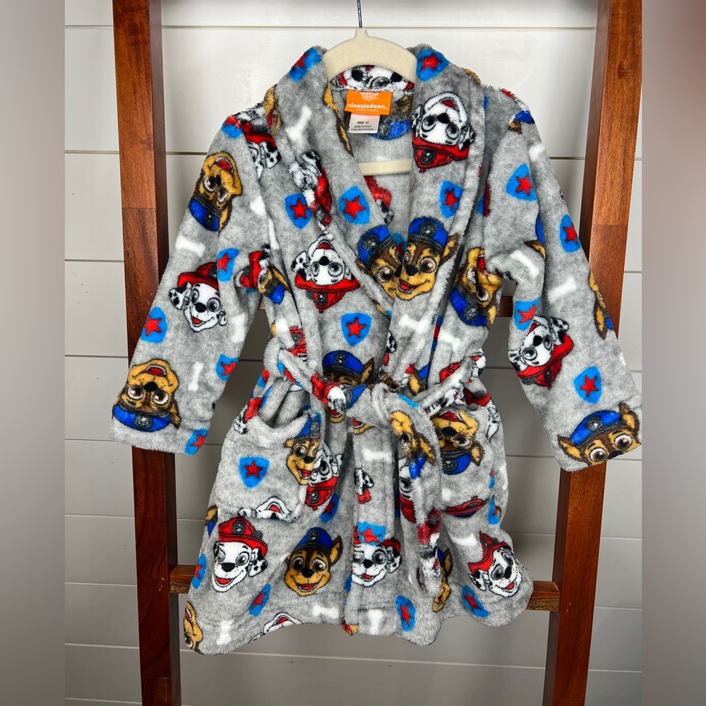 Nickelodeon Paw Patrol Blue and Red Kids Robe